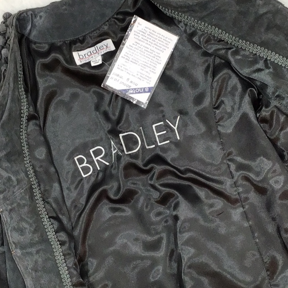 Bradley Bayou gray suede jacket L NWT - Picture 10 of 10